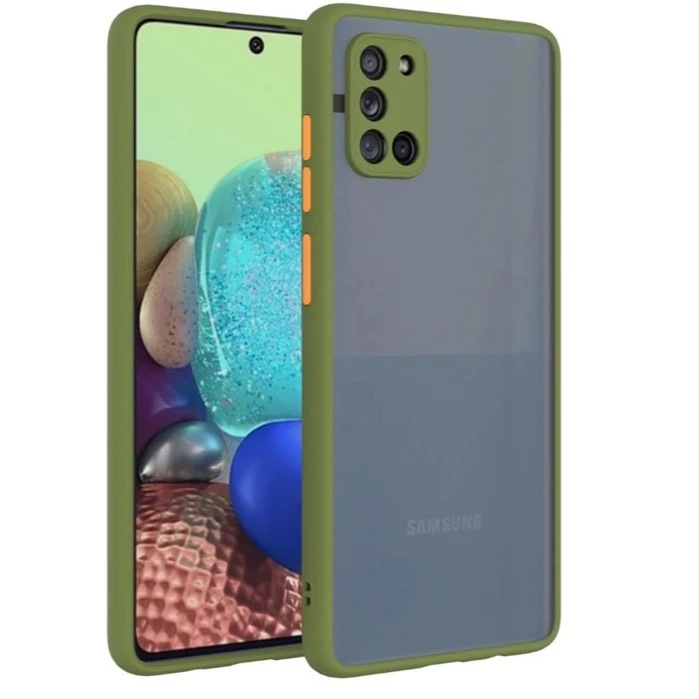 کاور مدل هیبریدی پشت مات مناسب برای گوشی موبایل سامسونگ Galaxy A21S