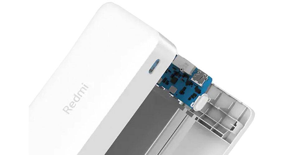 پاوربانک شیائومی مدل Redmi PB200LZM ظرفیت 20000 میلی آمپر ساعت