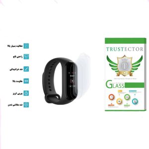 محافظ صفحه نمایش تراستکتور مدل GNF مناسب برای مچ بند هوشمند شیائومی Mi Band 4 بسته 5 عددی